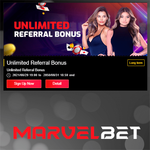 Get Extra Money by Inviting a Friend, with Referral Bonus from Marvelbet